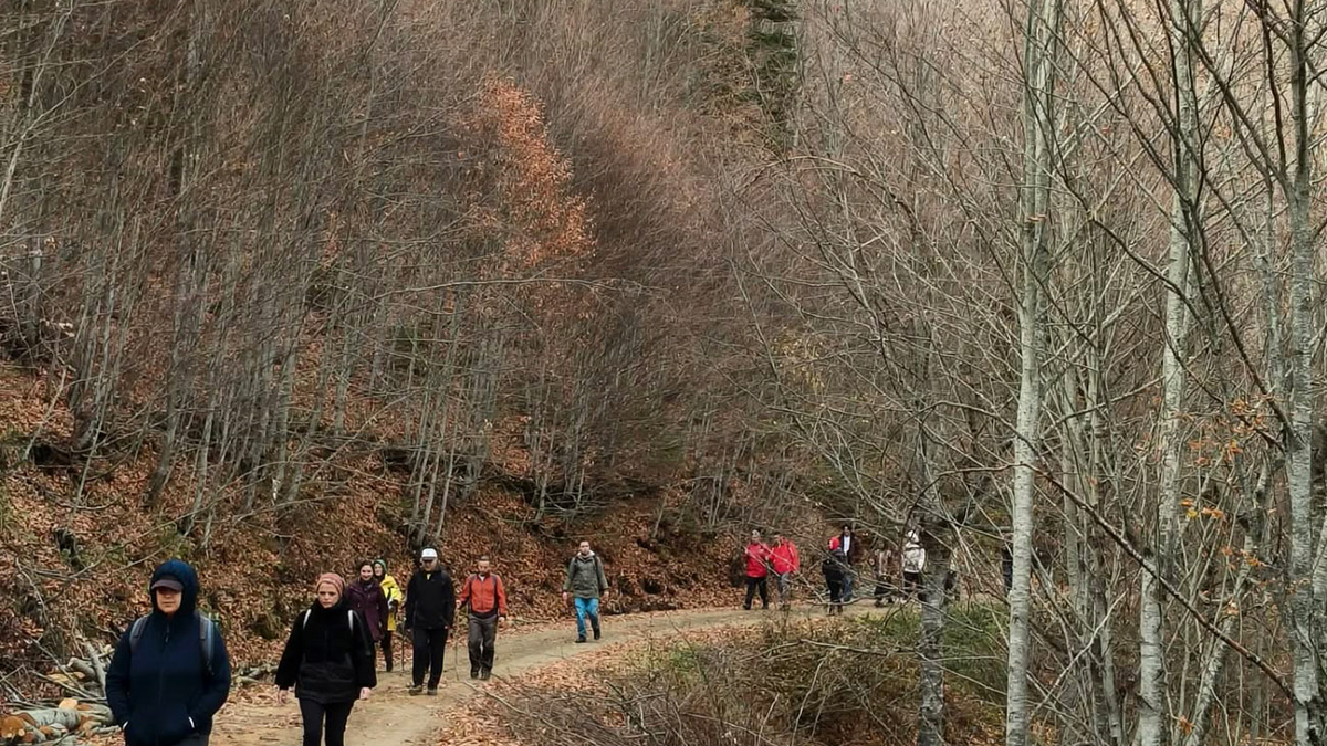 Sakarya'da doğa yürüyüşleri Kıranyurt ile final yaptı