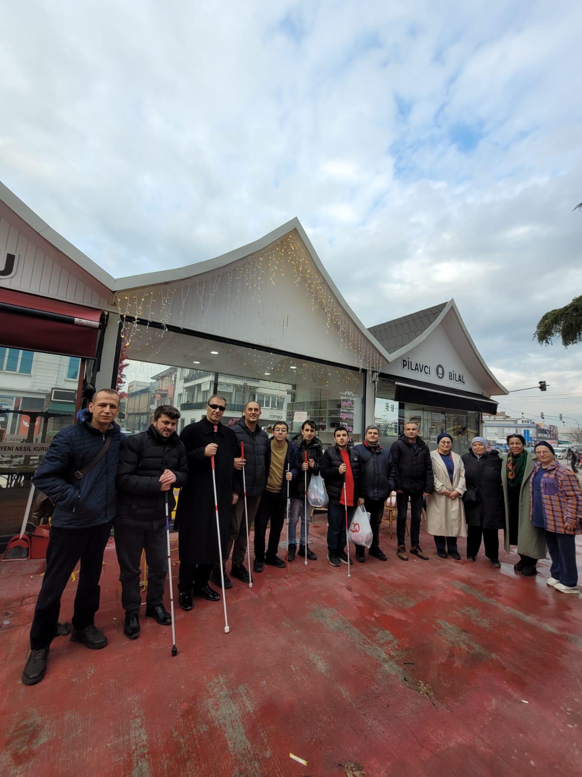 Sakarya'da görme engellilere yönelik çalışma