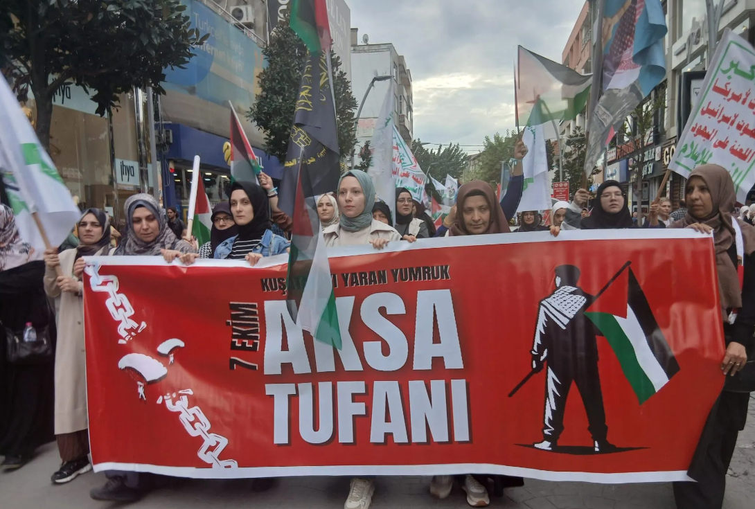 Sakarya'da İsrail protestosu