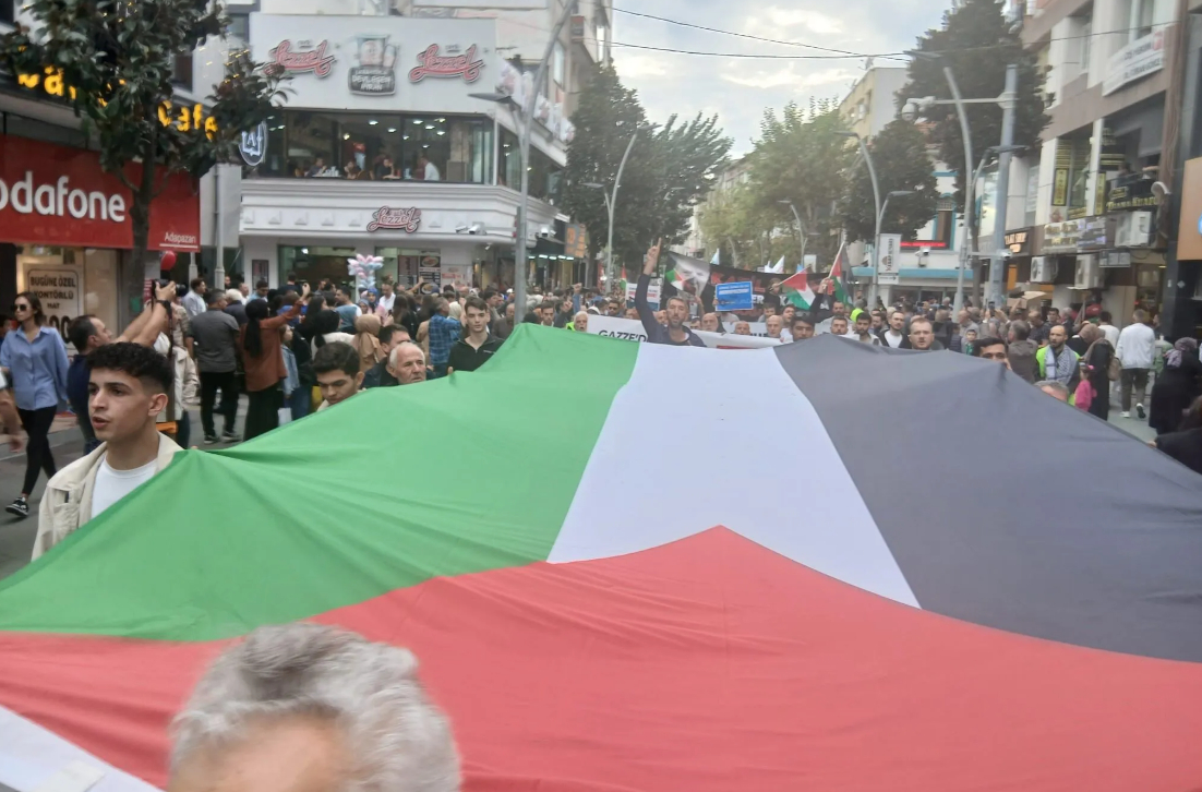 Sakarya'da İsrail protestosu