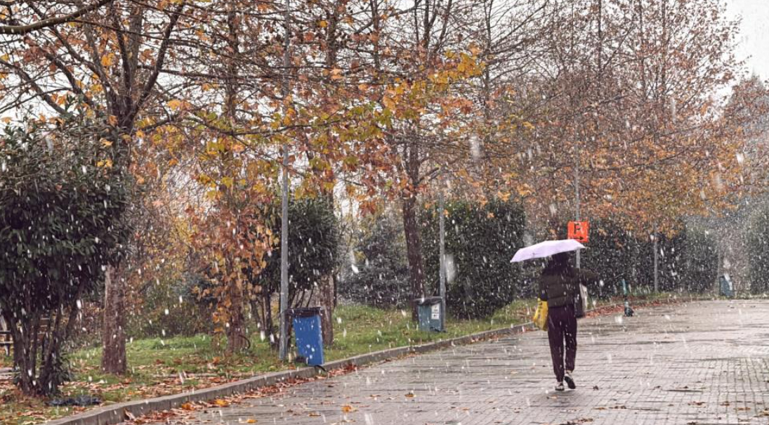 Sakarya'da kar yağışı kendisini gösterdi