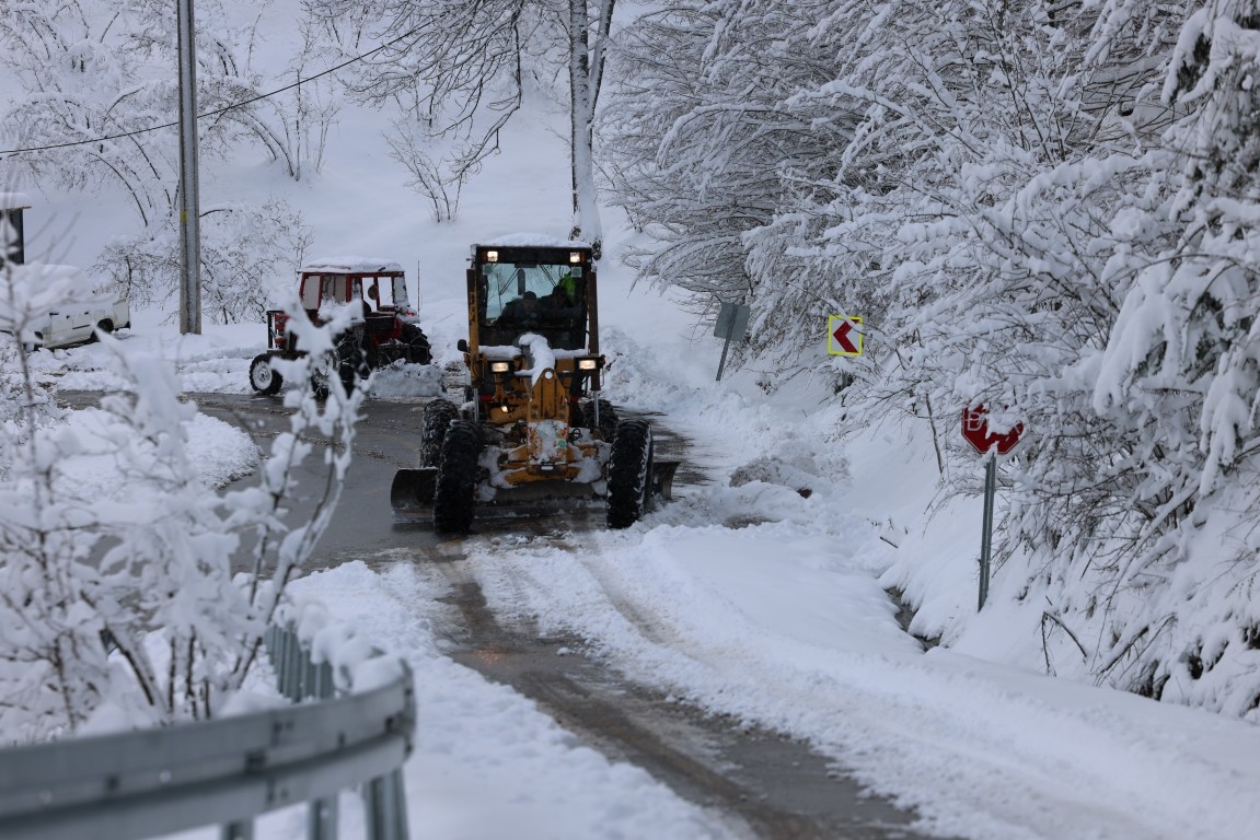 Sakarya'da kar yağışı