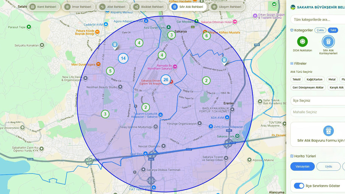 Sakarya'da Sıfır Atık Rehberi kullanıma açıldı