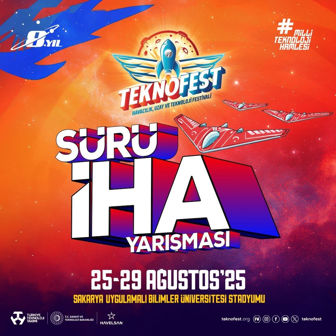 Sakarya'da TEKNOFEST Sürü İHA Yarışması düzenlenecek