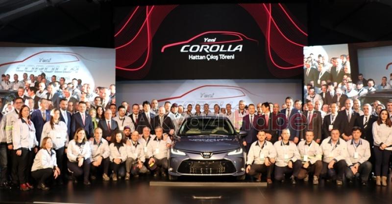 Sakaryada üretilen ilk hibrit sedan Corolla banttan indi 