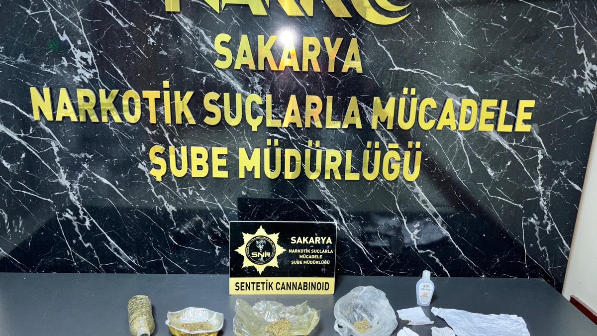 Sakarya'da uyuşturucu operasyonu