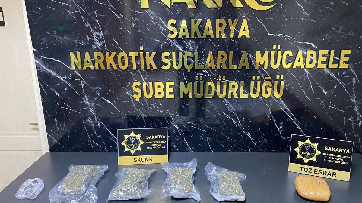 Sakarya'da uyuşturucu operasyonu