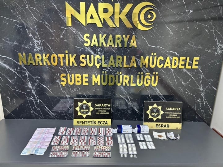 Sakarya'da uyuşturucu operasyonu