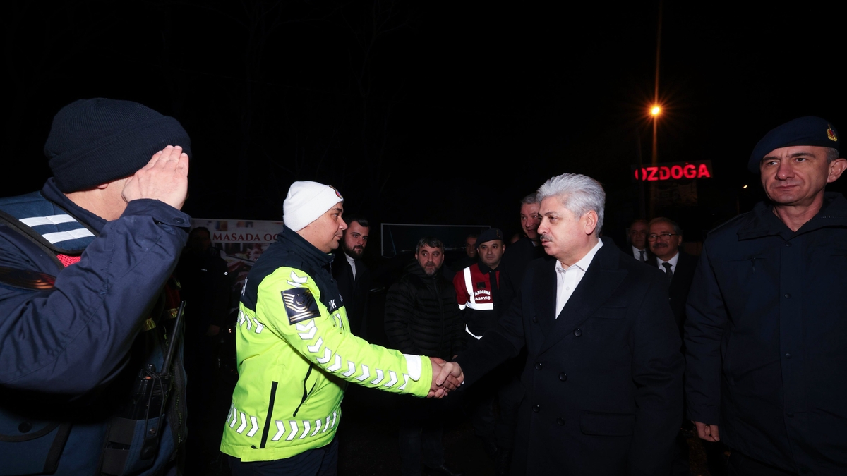 Sakarya'da yılbaşında 3 bin 756 güvenlik personeli görev yaptı