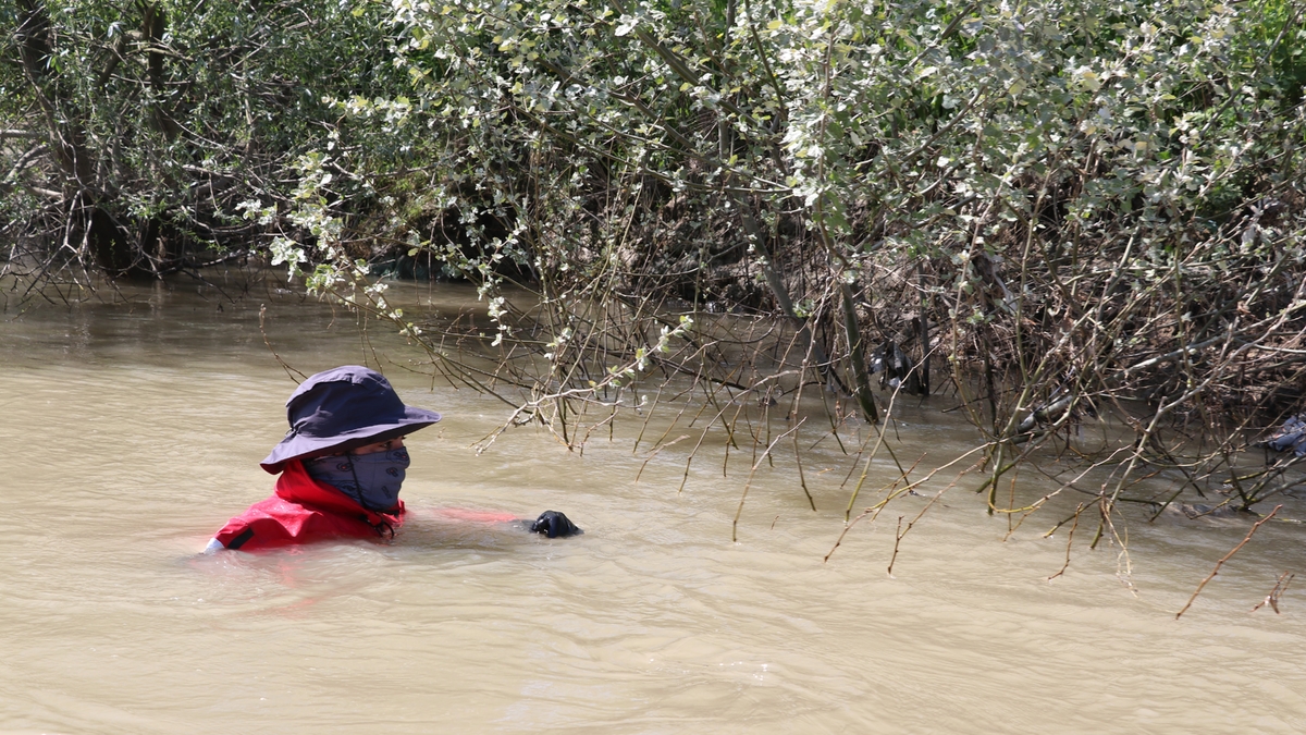 Sakarya Nehri'ne düşen çocuğu arama çalışmaları sürüyor