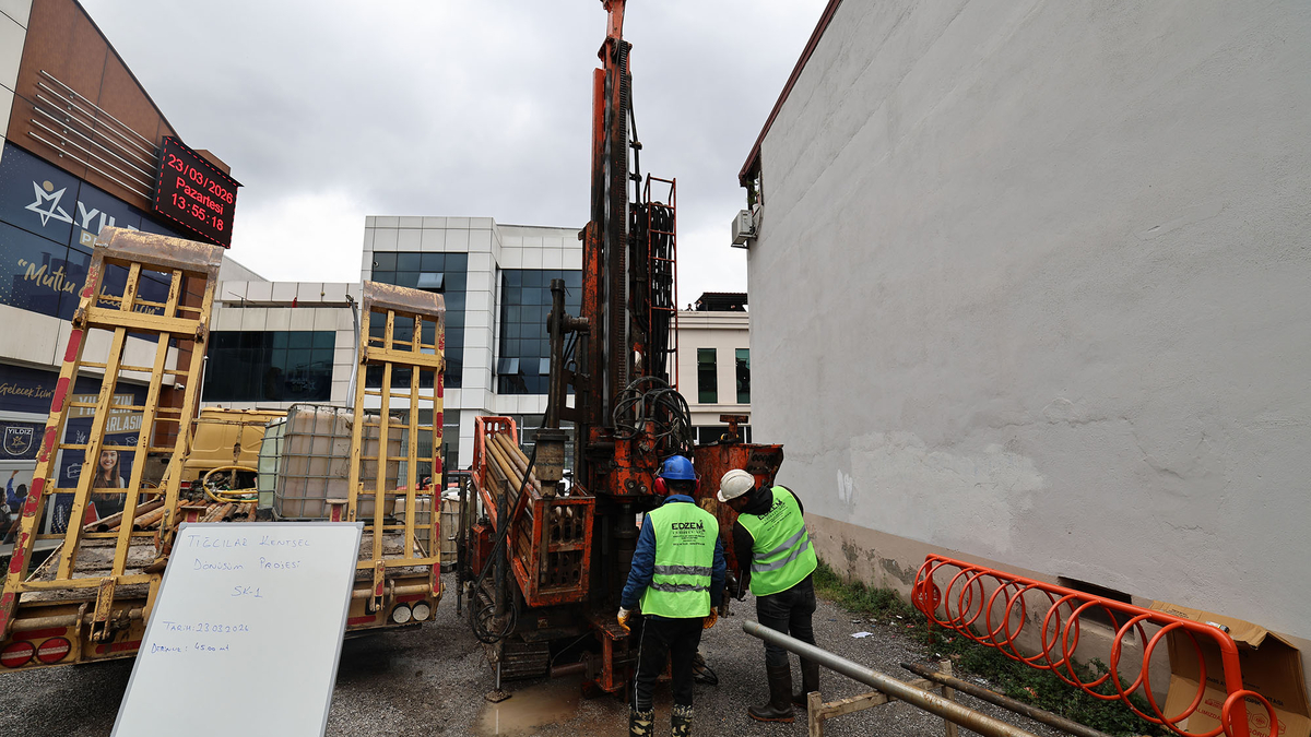 Sakarya'nın en büyük kentsel dönüşüm projesinde ilk sondaj yapıldı