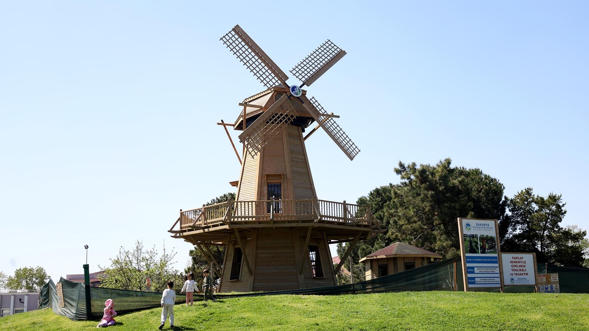 Sakarya'nın simgesi tarihi çark aslına uygun yenileniyor