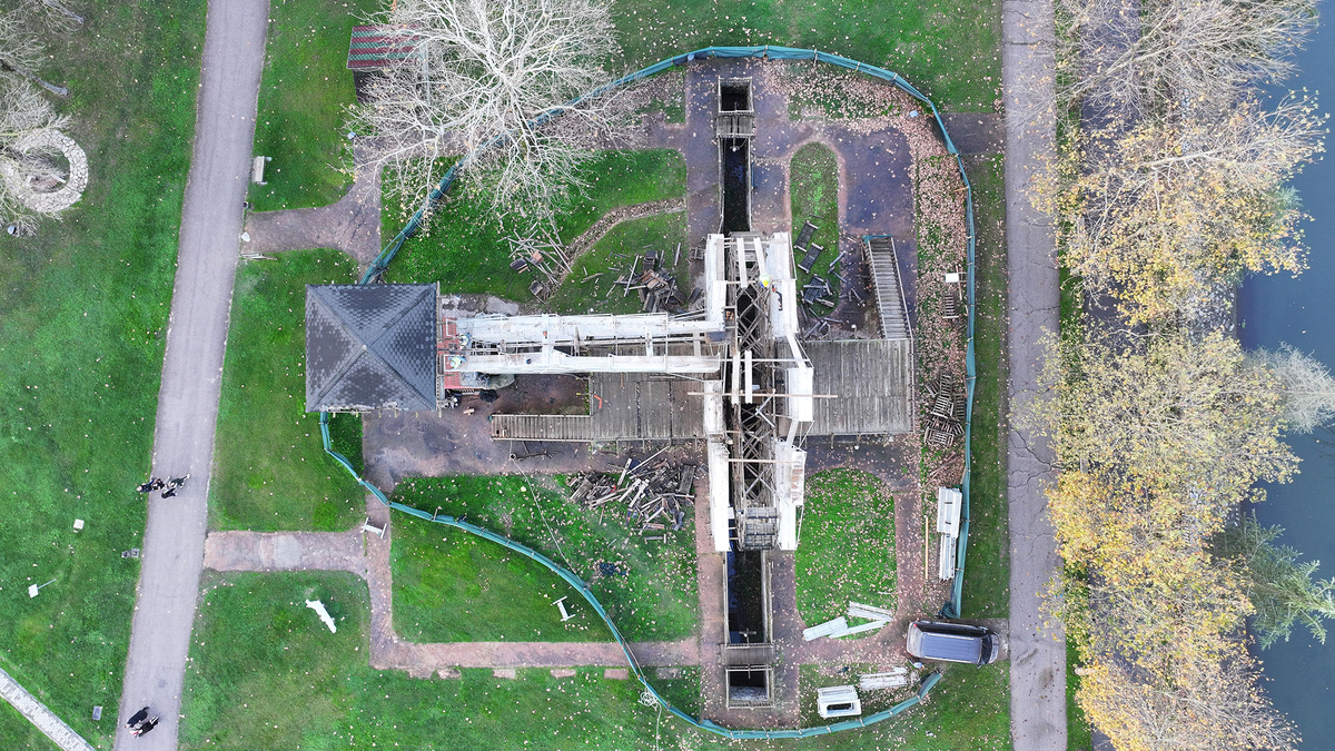 Sakarya'nın simgesi tarihi Çark yenileniyor