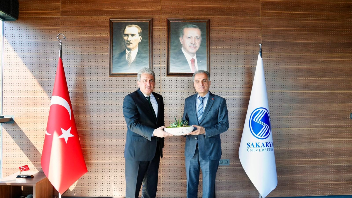 Sakarya Orman Bölge Müdürü Topçu’dan SAÜ Rektörü Prof. Dr. Hamza Al’a Ziyaret