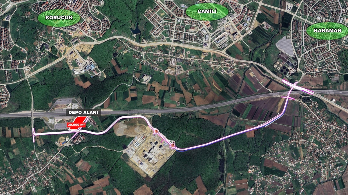 Sakarya Şehir Hastanesi yolu böyle olacak