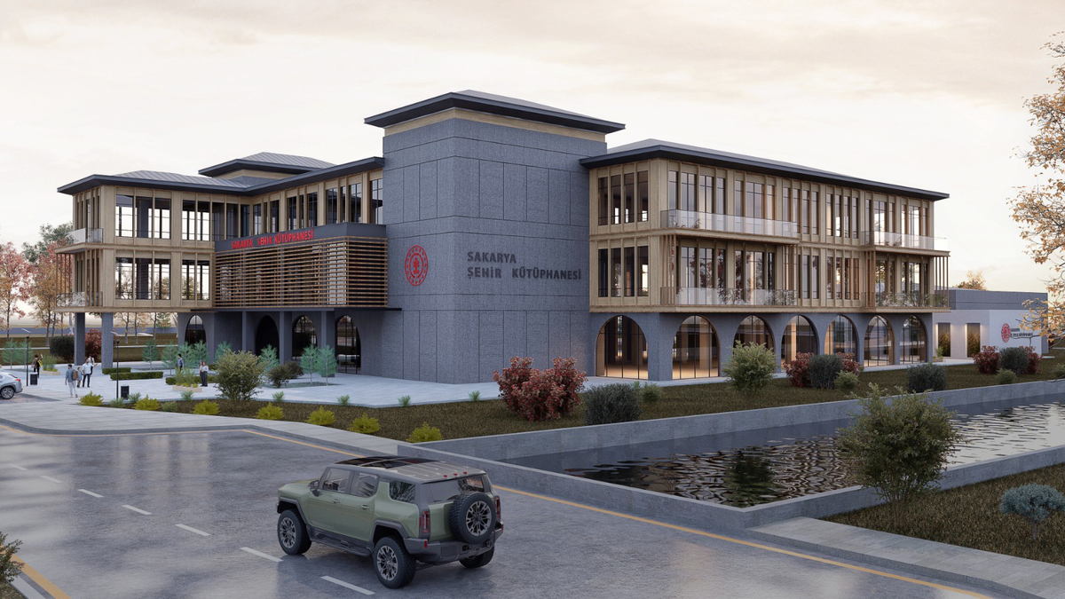 Sakarya Şehir Kütüphanesi için ilk kazma vuruldu