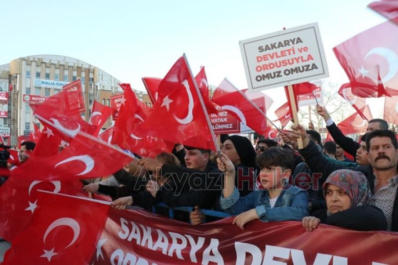 Sakarya şehitler için tek yürek