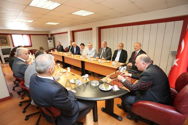 SATSO yönetiminden, ATSO'ya ziyaret