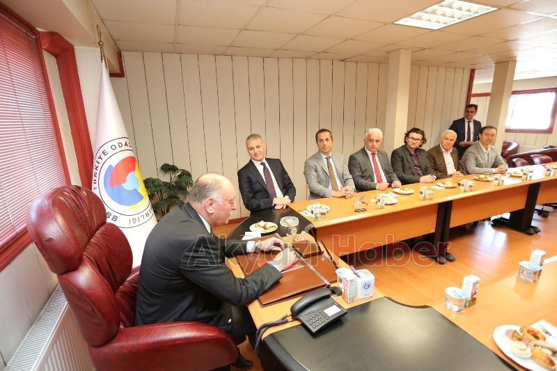 SATSO yönetiminden, ATSO'ya ziyaret