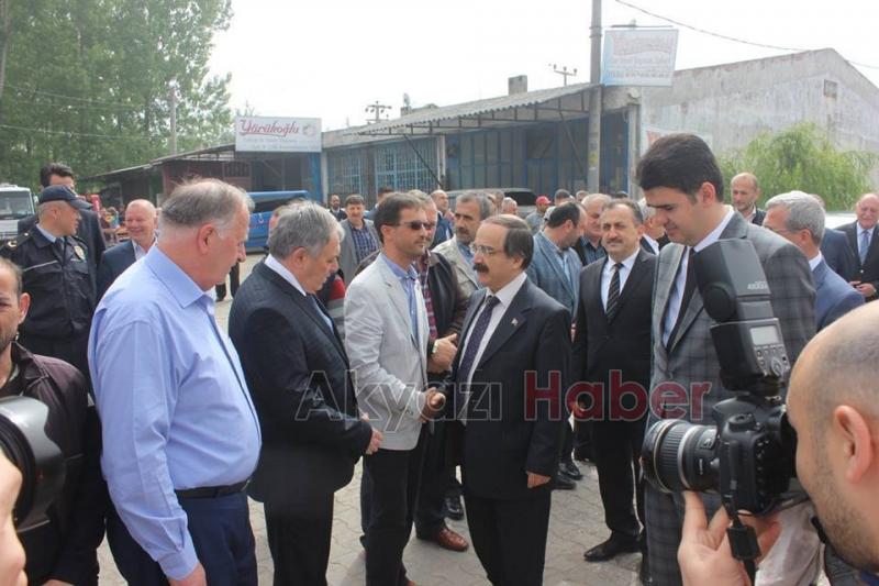 Sakarya Valisi Çoş Akyazı da İncelemelerde Bulundu