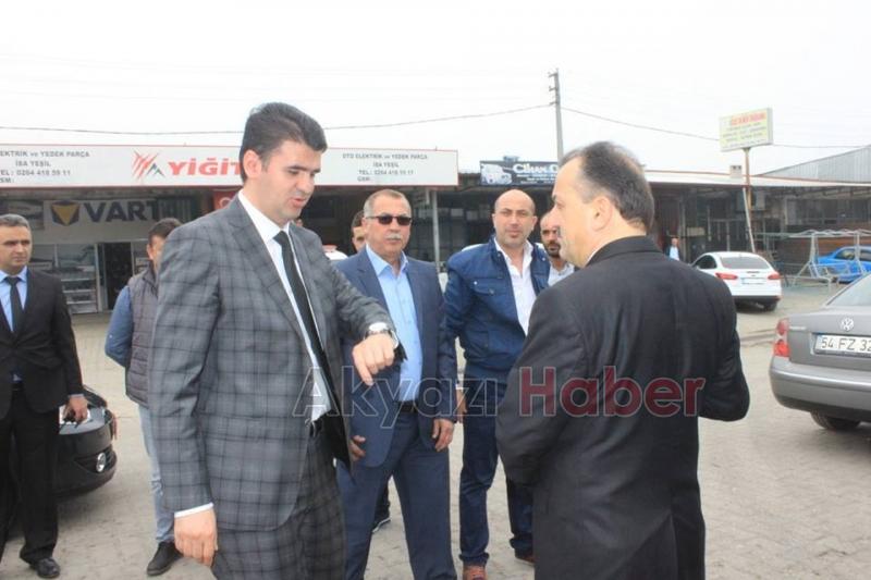 Sakarya Valisi Çoş Akyazı da İncelemelerde Bulundu