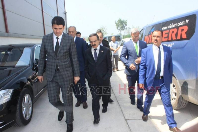 Sakarya Valisi Çoş Akyazı da İncelemelerde Bulundu