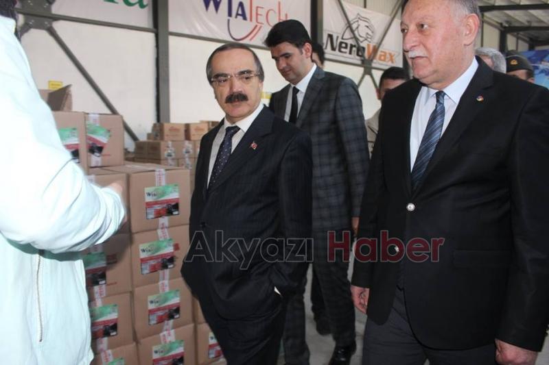 Sakarya Valisi Çoş Akyazı da İncelemelerde Bulundu