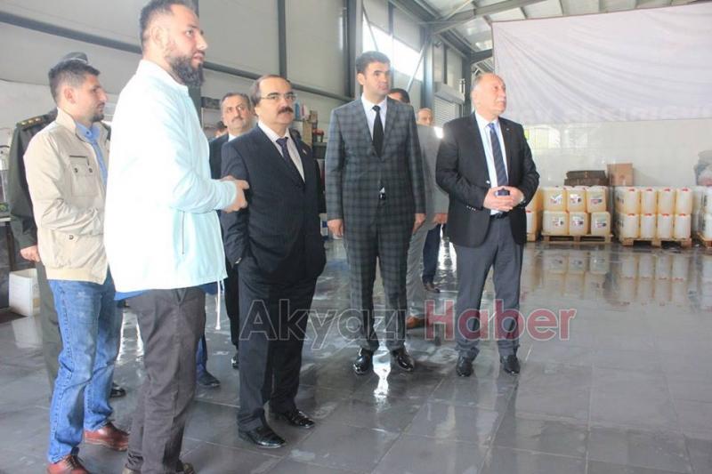 Sakarya Valisi Çoş Akyazı da İncelemelerde Bulundu