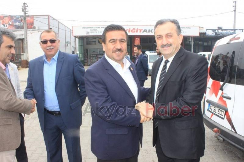 Sakarya Valisi Çoş Akyazı da İncelemelerde Bulundu