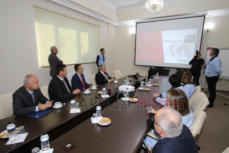 Sakarya Valisinden Yazakiye Teşekkür Plaketi