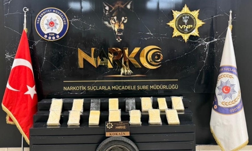 Sakarya ve Van'da ortak operasyon; 16 kilo kokain ele geçirildi