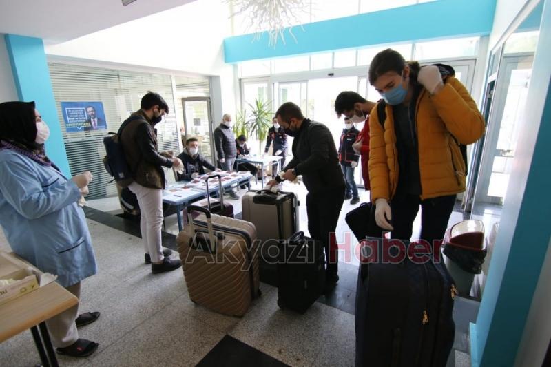 Sakaryada karantinada olan 103 öğrenci evlerine döndü