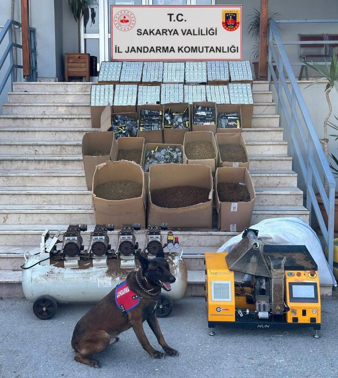 Sakarya’da tütün kaçakçılarına operasyon