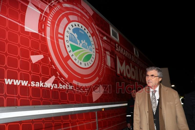 Sakaryadan Elazığa Yardım Tırı Yola Çıktı