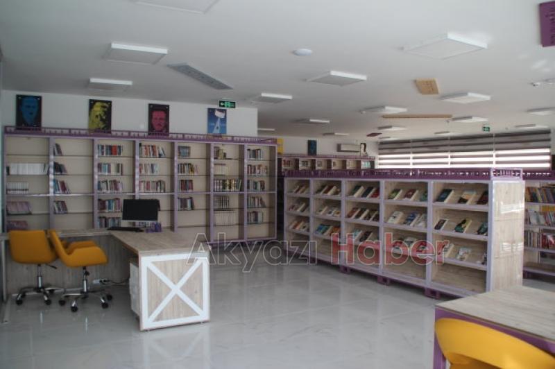 Sakaryanın en modern kütüphanesi Akyazıda açılıyor
