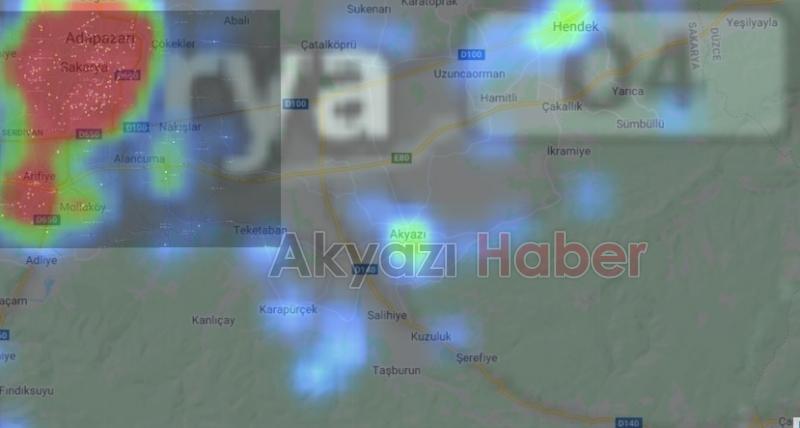 Sakaryanın ilçe ilçe koronavirüs haritası