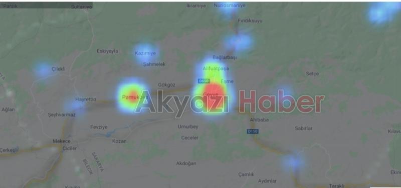 Sakaryanın ilçe ilçe koronavirüs haritası