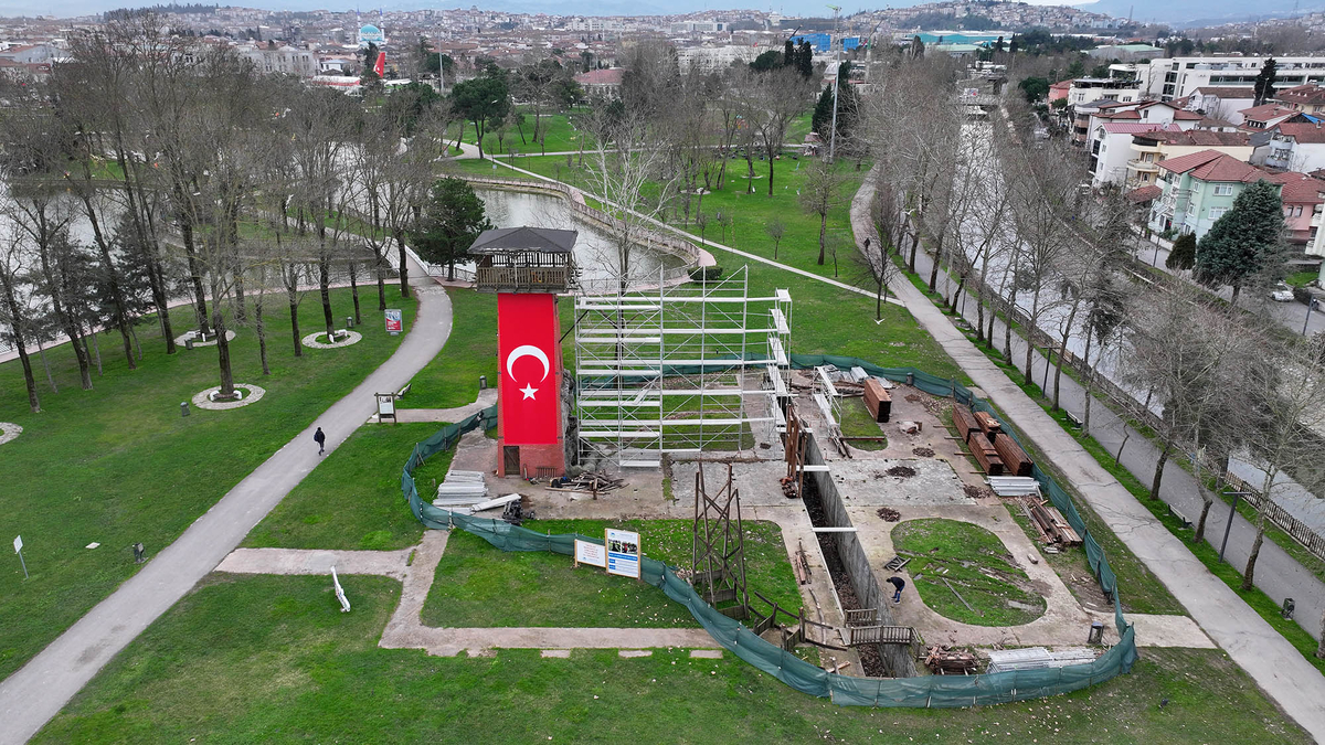 Sakarya’nın sembolü Tarihi Çark yepyeni yüze kavuşuyor