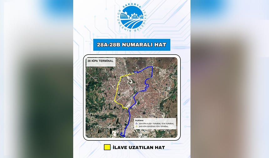 Sakarya’nın toplu taşımasına yeni hat