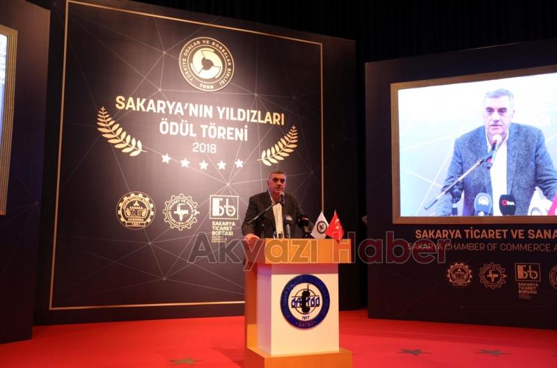 SAKARYANIN YILDIZLARI ÖDÜLLENDİRİLDİ