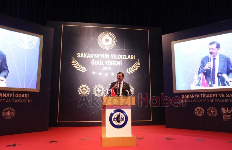 SAKARYANIN YILDIZLARI ÖDÜLLENDİRİLDİ