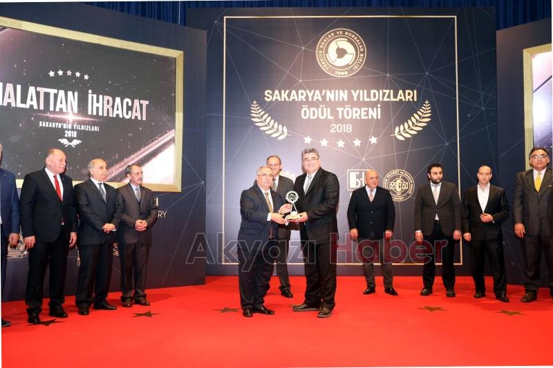 SAKARYANIN YILDIZLARI ÖDÜLLENDİRİLDİ