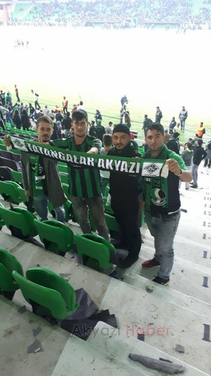 Sakaryaspor Maçına Akyazılılar Akın Etti