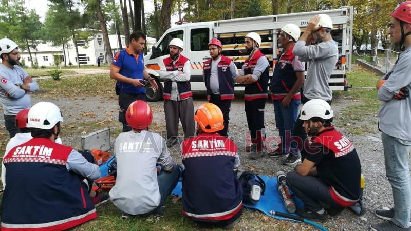 SAKTİM AFAD Müdürlüğünde arama kurtarma eğitimi aldı 