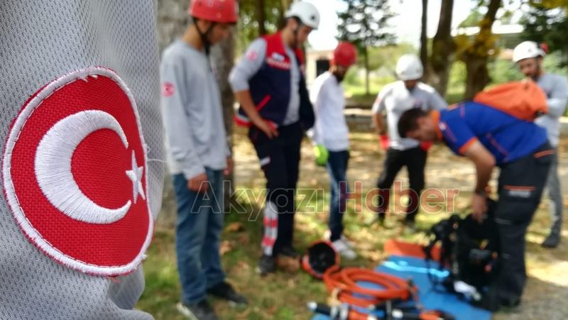 SAKTİM AFAD Müdürlüğünde arama kurtarma eğitimi aldı 