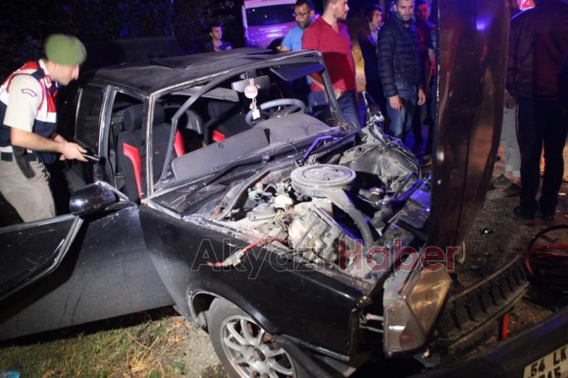 Salihiye Yolunda Trafik Kazası 2 Yaralı