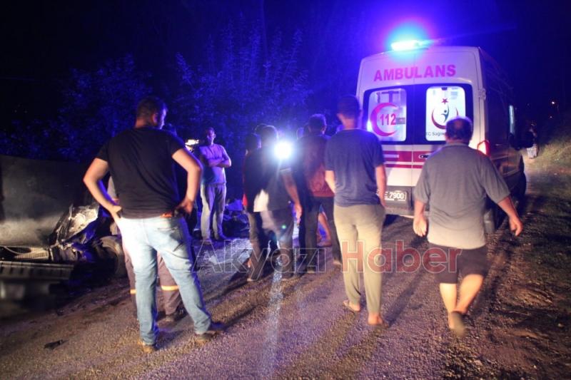 Salihiye Yolunda Trafik Kazası 2 Yaralı