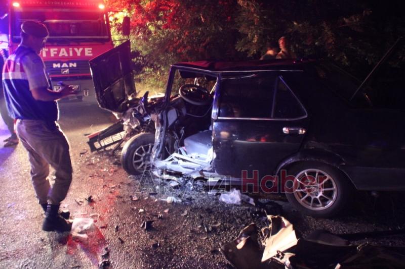 Salihiye Yolunda Trafik Kazası 2 Yaralı