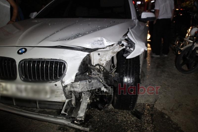 Salihiye Yolunda Trafik Kazası 2 Yaralı