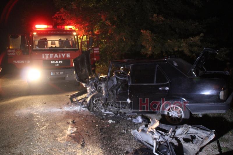 Salihiye Yolunda Trafik Kazası 2 Yaralı